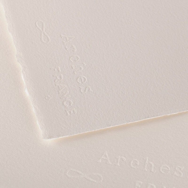 Arches – Bloc Aquarelle Grain Fin 640 G/m² – 10 Feuilles 31x41 Cm – Papier 100% Coton – Idéal Pro Et Amateur – Fabrication Traditionnelle