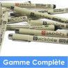 Gamme complète 10 feutres Pigma Micron Noir