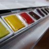 Aquarelle Winsor & Newton Extra fine - Boite Black Box 12 demi-godets + 12 vides