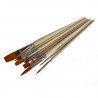 Set de 8 brosses polyamide doré pour huile et acrylique