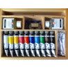 Huile Van Gogh - Box 10 tubes 40ml + accessoires 
