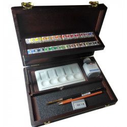 Coffret aquarelle professional 28 demi-godets