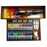 Huile Van Gogh - Coffret bois superior 34 x 20ml + accessoires