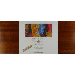 Coffret en bois de 50 Pastels à l'huile Sennelier