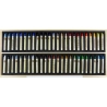 Coffret bois 50 Pastels à l'huile Sennelier