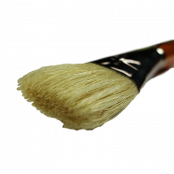 Pinceau brosse soie plat - Série 330P - Dalbe