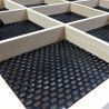 Boite en bois pour pastels avec grille