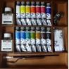 Huile Van Gogh - coffret bois inspiration 14 x 40ml + accessoires 