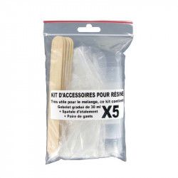 Kit d'accessoires pour résine