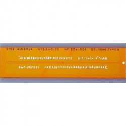 Trace-lettres - Iso 3098 - Minerva