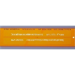 Trace-lettres - Iso 3098 - Minerva