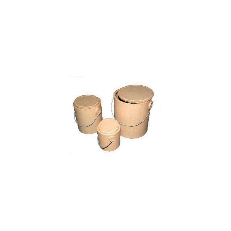 Lot De 2 Seaux Blancs Avec Couvercles - Capacité 3 Gallons (environ 11 L), Plastique, Tout Usage