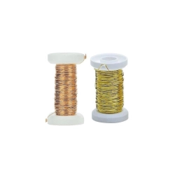 Fil de fer laiton 0.40mm x 40m - Glorex