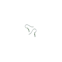 Crochets oreilles ouvert Rhodium