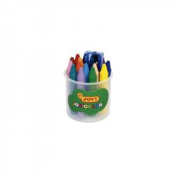 Pot de 16 craies + taille-crayon - Jovi
