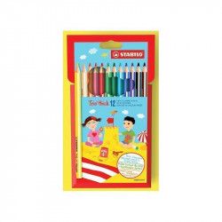 Crayon de couleur Trio pochette de 12 - Stabilo