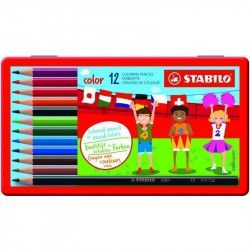 Boîtes de crayons color Métal de 12 - Stabilo