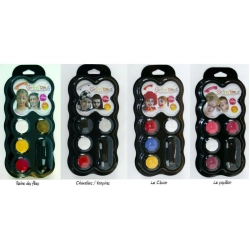 Grim'tout set de 4 couleurs Tigre / citrouille