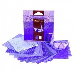 Papier origami 12x12cm Violet - Avenue Mandarine