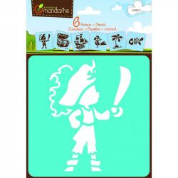 Pochoirs Pirates 15x22cm - Avenue Mandarine