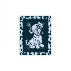 Carte à scraper argent dalmatien