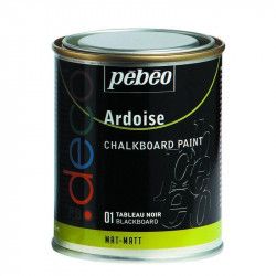 Peinture Pébéo Déco Ardoise noir 250ml - Pébéo