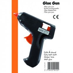 Mini Pistolet à colle + 2 bâtons