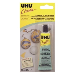 Uhu creativ polystyrene, aluminium 33ml