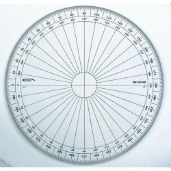 Rapporteur Graphoplex circulaire Grades