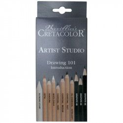 Pochette de 11 Crayons Dessin drawing 101 - Cretacolor