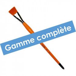 Gamme complète Pinceau brosse acrylique plat - Série 630P