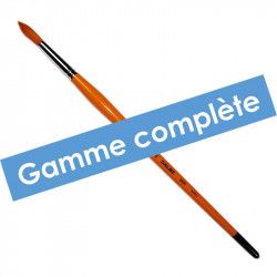 Gamme complète Pinceau brosse acrylique rond - Série 620R