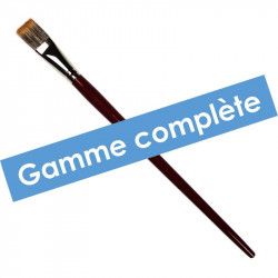 Gamme complète Pinceau brosse synthétique plat - Série 730P