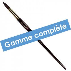 Gamme complète Pinceau brosse synthétique rond - Série 820R