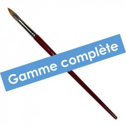 Gamme complète Pinceau brosse synthétique rond - Série 720R