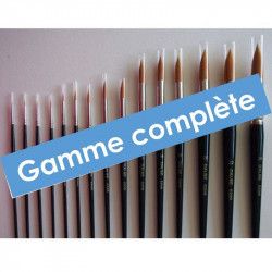 Gamme complète Pinceau synthétique rond - Série 520R