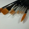 Set de 8 pinceaux synthétiques dalbe 