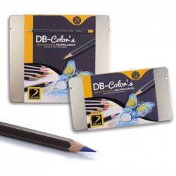 Boite de 36 crayons aquarelle DB Color's Dalbe
