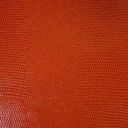 Papier simili-cuir Lezard orange 