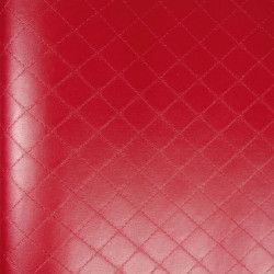 Papier simili-cuir Diamond framboise