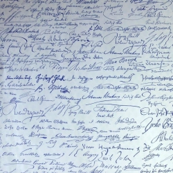 Signatures bleues