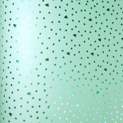 Papier bleu points et coeur brillants