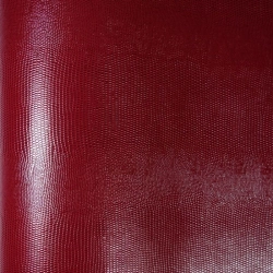 Papier simili-cuir Lézard rouge Médoc