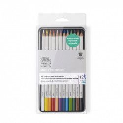 Crayons de couleurs aquarellables Winsor & Newton x12