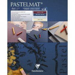  Bloc Pastelmat n°4 -12 feuilles 360 gr - Clairefontaine