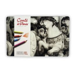 Boîtes de 24 crayons pastels - Conté à Paris