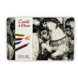 Coffret de 24 crayons pastels - Conté à Paris