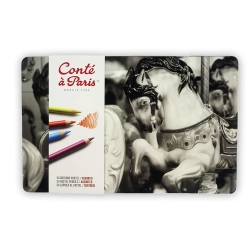 Coffret de 24 crayons pastels - Conté à Paris