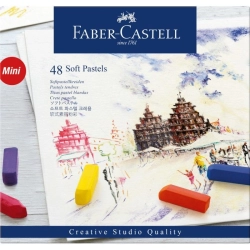 Coffret de 48 1/2 pastels tendres - Faber-Castell