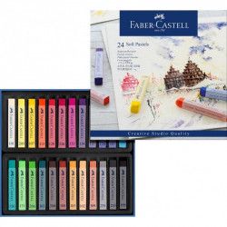 Coffret de 24 pastels tendres - Faber-Castell